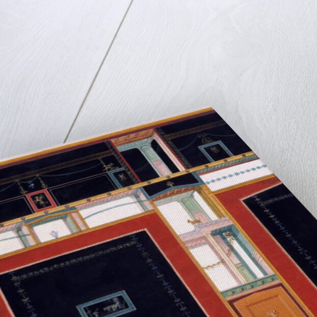 Wall decorations from the House of Aulus Vettius, Pompeii, c.36-39 AD, 1897 by Luigi Bazzani