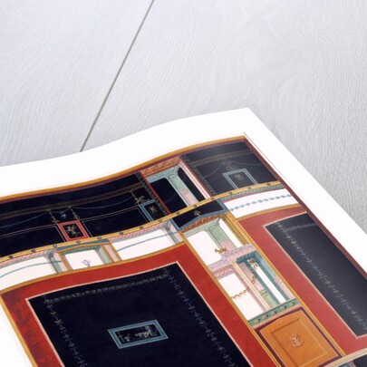 Wall decorations from the House of Aulus Vettius, Pompeii, c.36-39 AD, 1897 by Luigi Bazzani