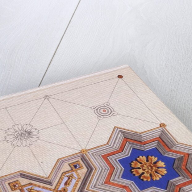 Ceiling decorations from San Simpliciano, Milan by Ludwig Gruner