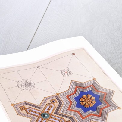 Ceiling decorations from San Simpliciano, Milan by Ludwig Gruner