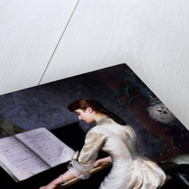 Song without Words, Piano Player, 1880 by George Hamilton Barrable