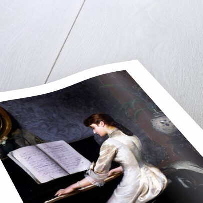 Song without Words, Piano Player, 1880 by George Hamilton Barrable