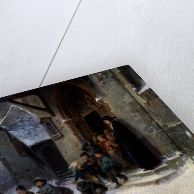 Children Leaving School by Marc Louis Benjamin Vautier