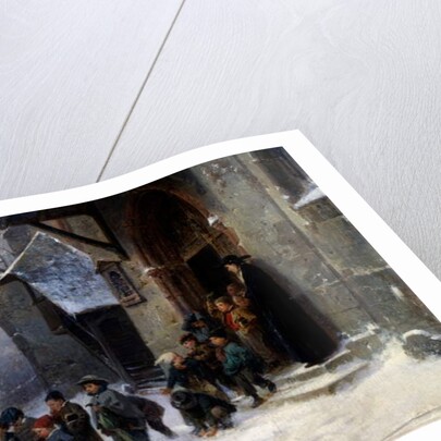 Children Leaving School by Marc Louis Benjamin Vautier