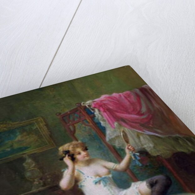Mistress in her Boudoir by Hans Zatzka