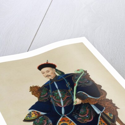 Portrait of a Mandarin by School Chinese