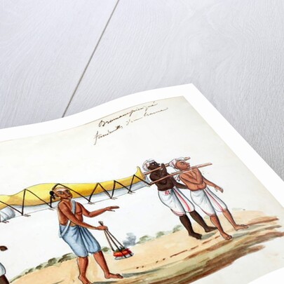 Brahman funeral procession by Indian School