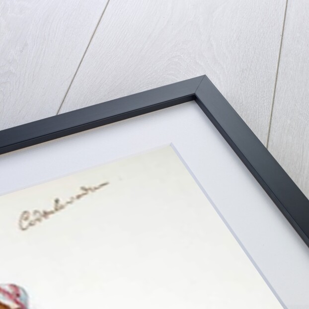 Farmer with chickens by Indian School