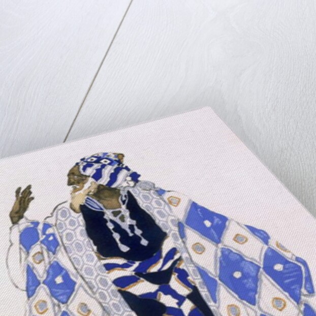 Costume design for an old man for 'The Martyrdom of St. Sebastian' by Gabriele d'Annunzio c.1911 by Leon Bakst