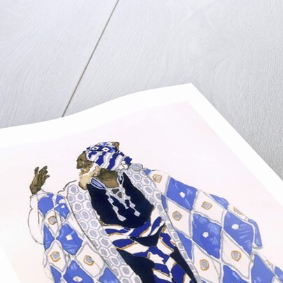 Costume design for an old man for 'The Martyrdom of St. Sebastian' by Gabriele d'Annunzio c.1911 by Leon Bakst