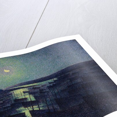 Camaret, Moonlight and Fishing Boats, 1894 by Maximilien Luce