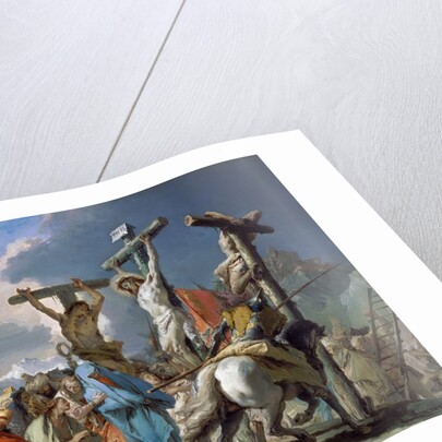 The Crucifixion, 1745-50 by Giambattista & Tiepolo Giandomenico Tiepolo