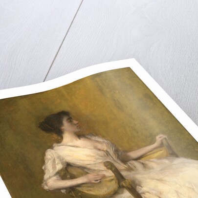 Lady in White, c.1901 by Thomas Wilmer Dewing