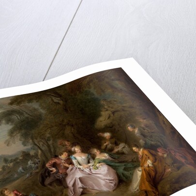 Repose in a Park by Jean-Baptiste Joseph Pater