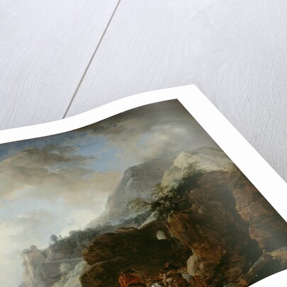 Travelers Awaiting a Ferry, 1649 by Philips Wouwermans or Wouwerman