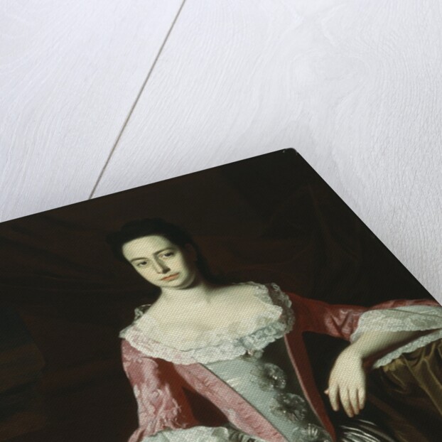 Eunice Dennie Burr, 1758-60 by John Singleton Copley