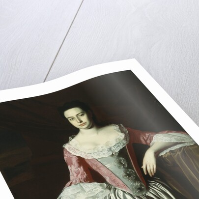 Eunice Dennie Burr, 1758-60 by John Singleton Copley