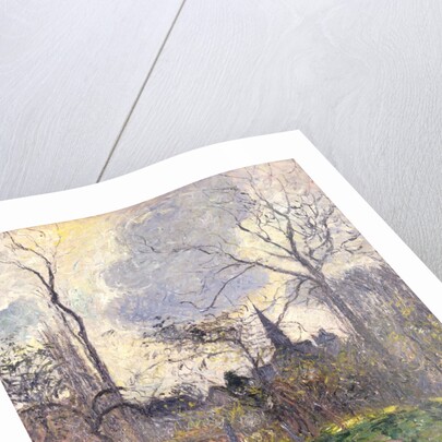 The Bell Tower of Bazincourt, 1885 by Camille Pissarro