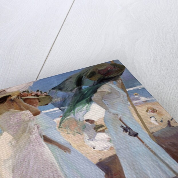 Under the Awning, Zarauz, 1910 by Joaquin Sorolla y Bastida