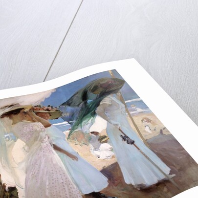 Under the Awning, Zarauz, 1910 by Joaquin Sorolla y Bastida