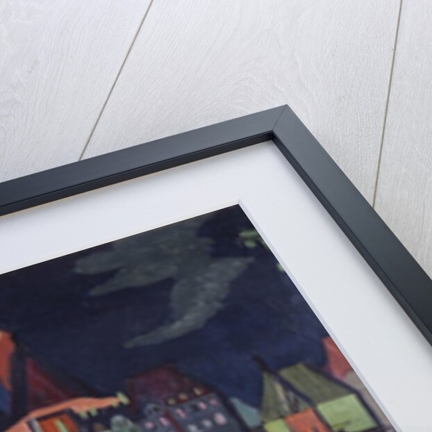 View of Basel and the Rhine, 1927-28 by Ernst Ludwig Kirchner