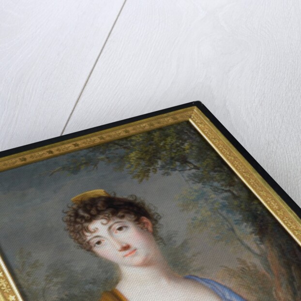 Lady in Blue with Yellow Shawl, c.1800 by Genot Genot