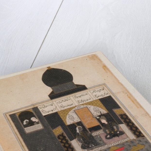 Page from a Khamseh of Nizami, mid-16th century by Persian School