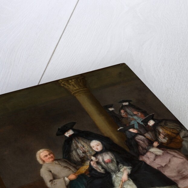 Masked Party in a Courtyard, 1755 by Pietro Longhi