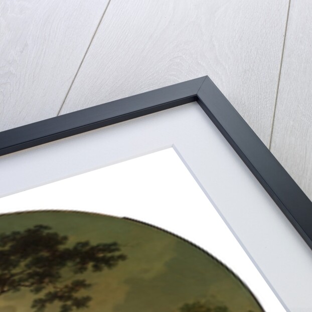 Lake with Castle on a Hill, 1787 by Joseph Wright of Derby