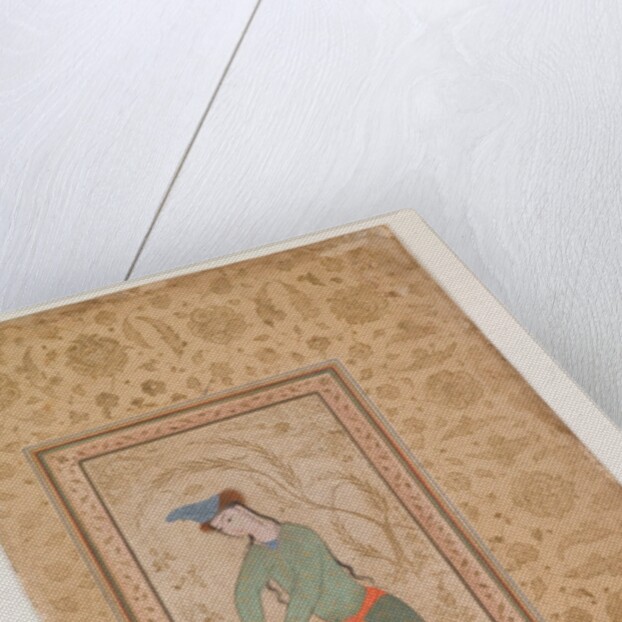 Kneeling Youth, early 17th century by Persian School