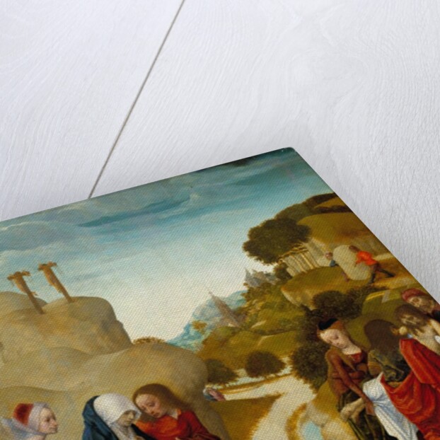 Entombment of Christ, c.1490 by Master of the Virgo Inter Virgines