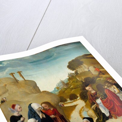 Entombment of Christ, c.1490 by Master of the Virgo Inter Virgines