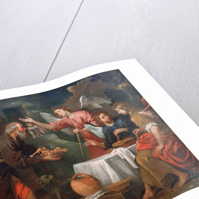 Abraham and the Three Angels, 1660–69 by Giovanni Andrea di Ferrari