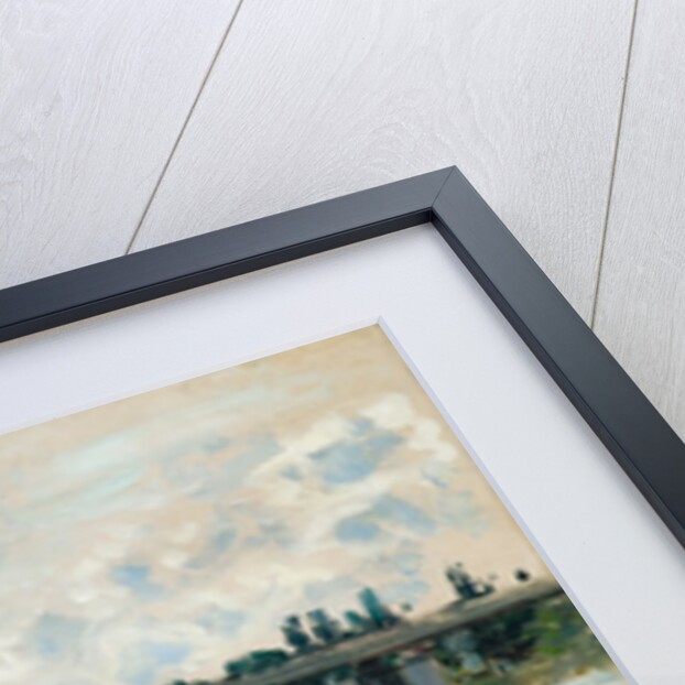 The Promenade with the Railroad Bridge, Argenteuil, 1874 by Claude Monet