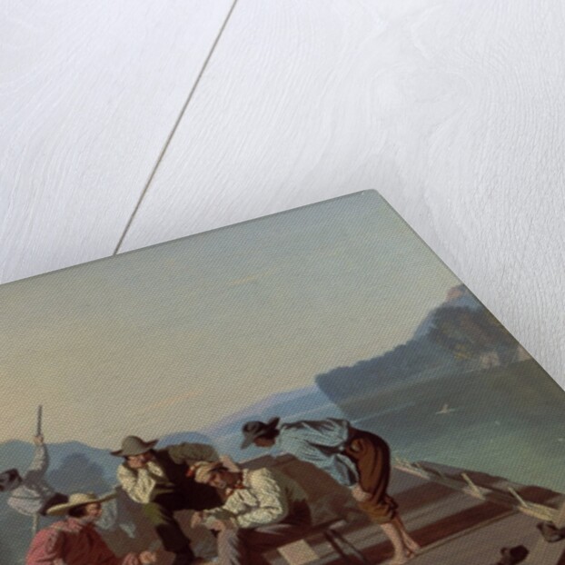 Raftsmen Playing Cards, 1847 by George Caleb Bingham