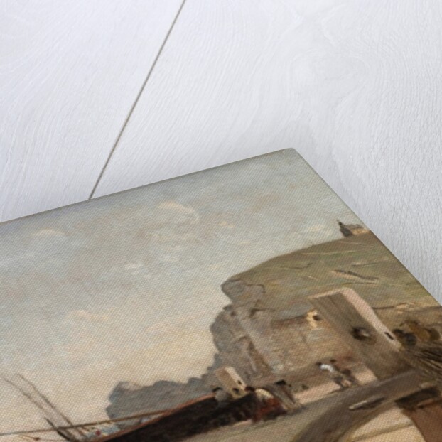 The Beach, Etretat, 1872 by Jean Baptiste Camille Corot