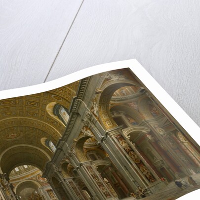 Interior of St. Peter's, Rome, 1731 by Giovanni Paolo Pannini or Panini