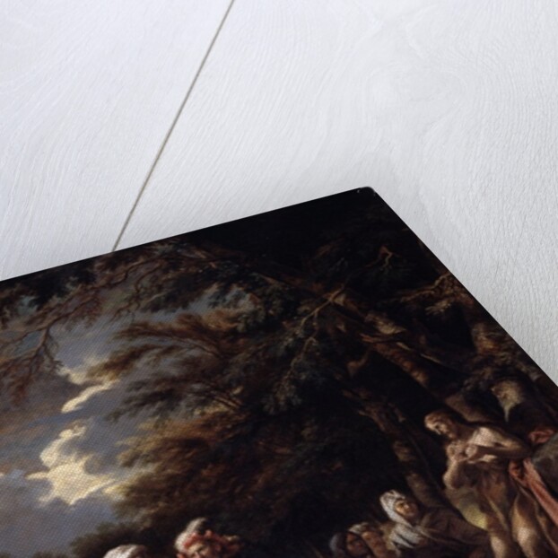 St. John the Baptist preaching in the Wilderness, c.1660 by Salvator Rosa