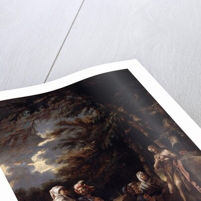 St. John the Baptist preaching in the Wilderness, c.1660 by Salvator Rosa