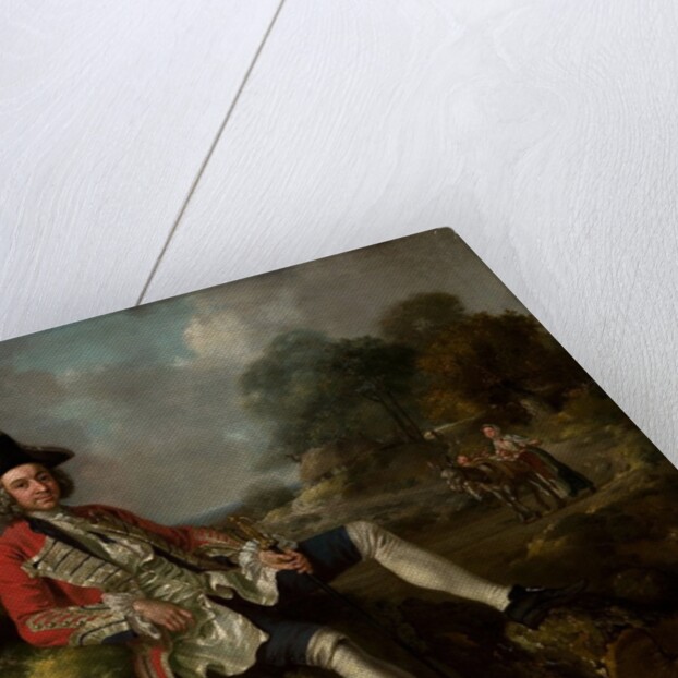 Portrait of a Gentleman, c.1750 by Francis & Gainsborough Thomas Hayman