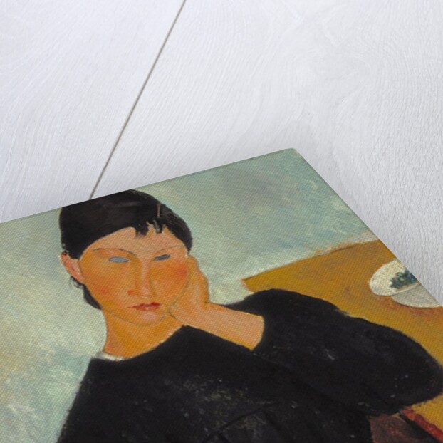 Elvira Resting at a Table, 1919 by Amedeo Modigliani