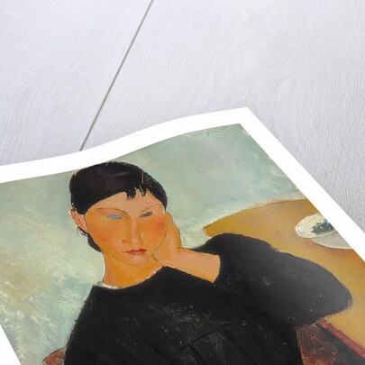 Elvira Resting at a Table, 1919 by Amedeo Modigliani