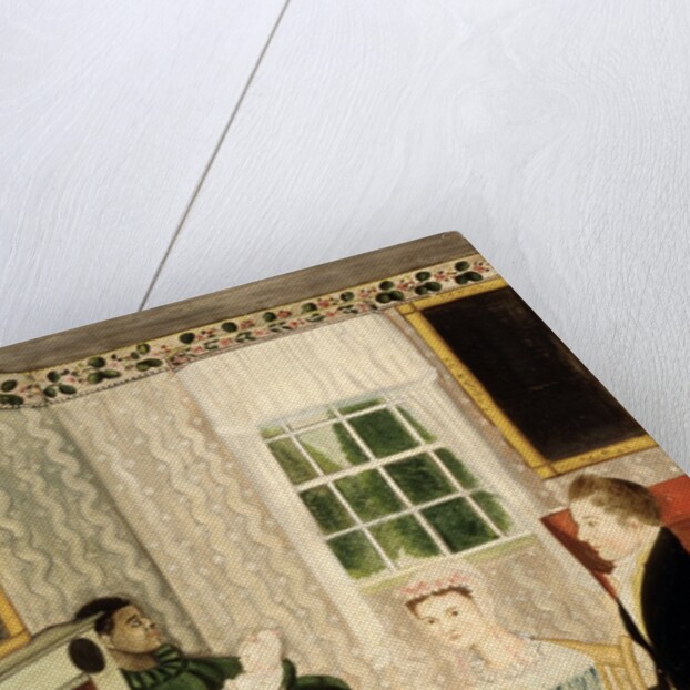 York, Pennsylvania Family with Negro Servant, c.1828 by American School