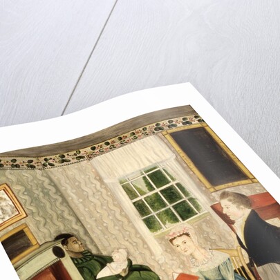 York, Pennsylvania Family with Negro Servant, c.1828 by American School