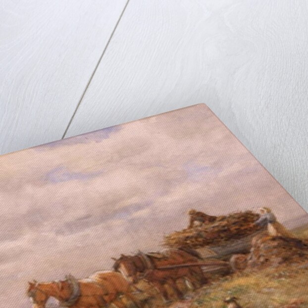 Carting Turf drawing by John Atkinson