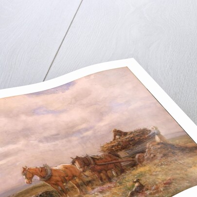 Carting Turf drawing by John Atkinson