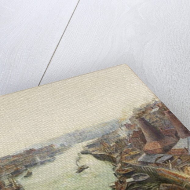 Sunderland, Holmes Wharf, or River Wear looking East from the Bridge by Thomas Marie Madawaska Hemy