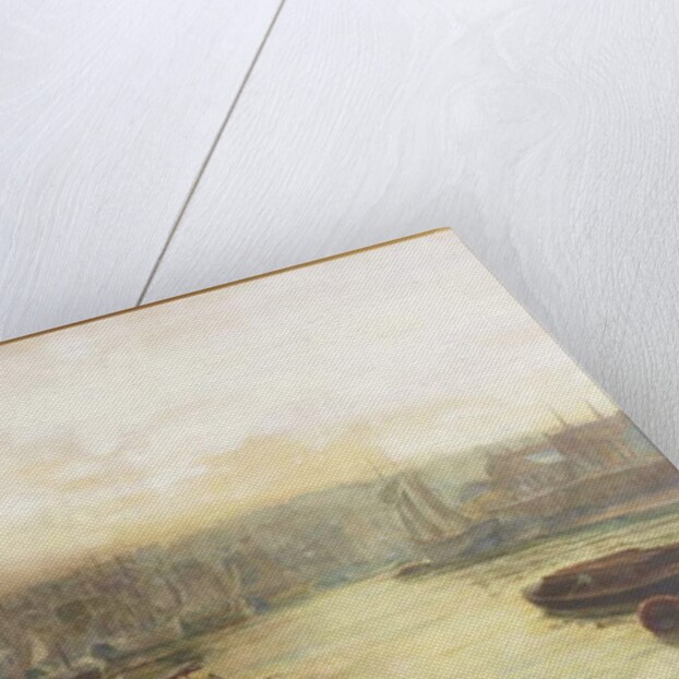 River Wear, North Bank Looking West From Customs House by Thomas Marie Madawaska Hemy