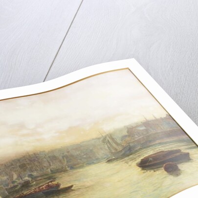 River Wear, North Bank Looking West From Customs House by Thomas Marie Madawaska Hemy