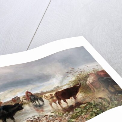 A Border Raid on an English Castle, 1880 by Richard Beavis